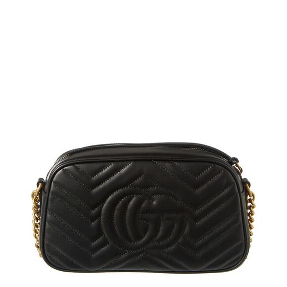 Gucci GG Marmont Small Matelasse Leather Crossbody Camera Bag - Picture 2 of 4